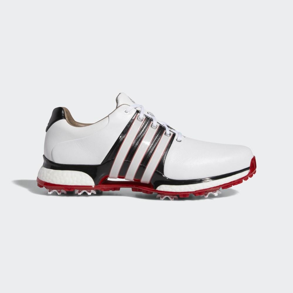 Pantofi Golf Adidas Tour360 XT Barbati Romania - Albi/Negrii/Rosii Inchis BB7922